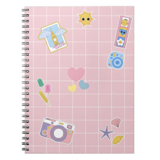 Spiral-Notebook für Kinder mit schönen Designs Notizblock