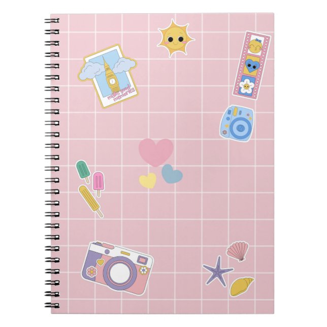 Spiral-Notebook für Kinder mit schönen Designs Notizblock (Vorderseite)
