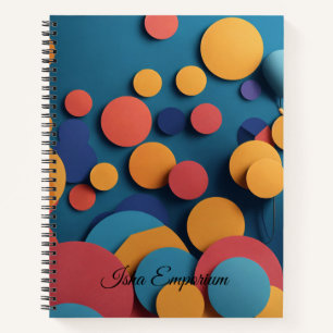 Spiral Notebook Gedankenblasen: Wo Ideen aufgehen Notizbuch