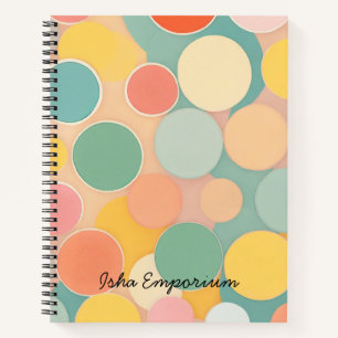 Spiral Notebook Gedankenblasen: Wo Ideen aufgehen Notizbuch