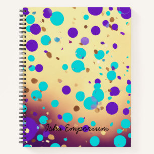 Spiral Notebook Gedankenblasen: Wo Ideen aufgehen Notizbuch