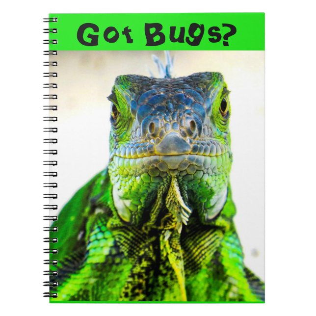 Spiral Notebook Iguana schreiben? Notizblock (Vorderseite)
