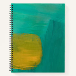 Spiral-Notebook in Misty Sun Design Notizbuch