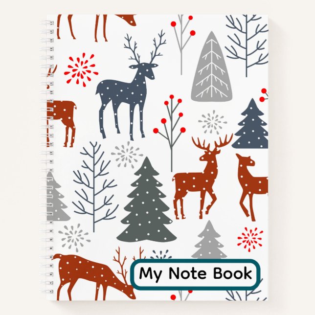 Spiral Notebook individuell anpassen - Skandinavie Notizbuch (Vorderseite)