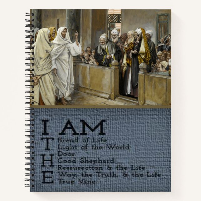 Spiral Notebook Jesus Christus Notizbuch (Vorderseite)