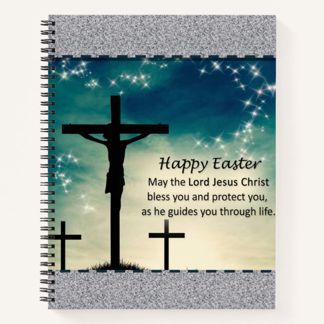 Spiral Notebook Jesus Christus Notizbuch (Vorderseite)