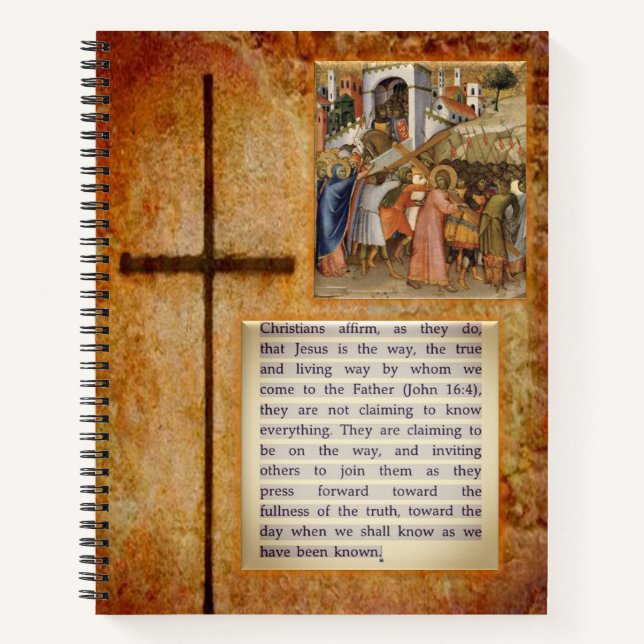 Spiral Notebook Jesus Christus Notizbuch (Vorderseite)