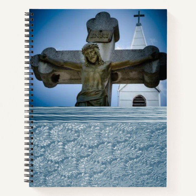Spiral Notebook Jesus Christus Notizbuch (Vorderseite)
