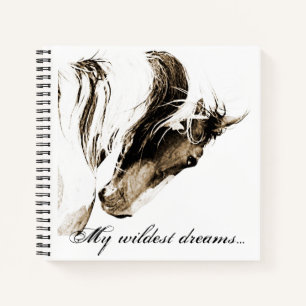 Spiral Notebook Journal Wild Horse Picasso Covers Notizbuch
