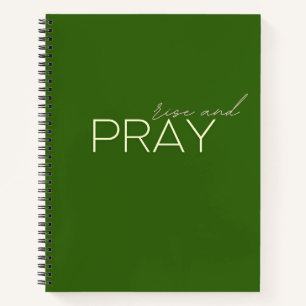 Spiral Notebook Journals aufstehen und beten Notizbuch