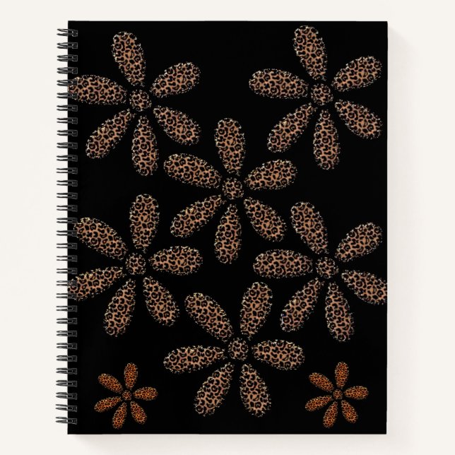 Spiral Notebook Leopard Notizbuch (Vorderseite)