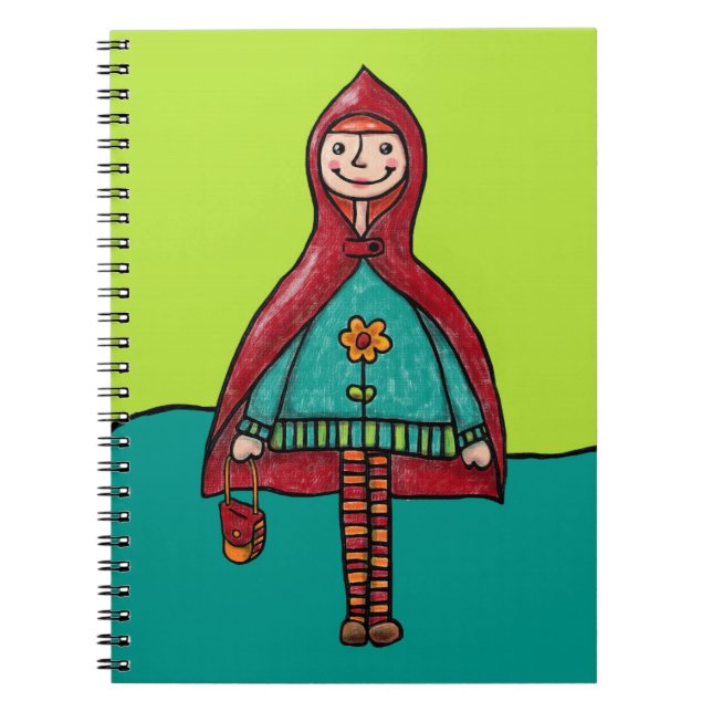 Spiral Notebook, Little Red Riding Hood Notizblock (Vorderseite)