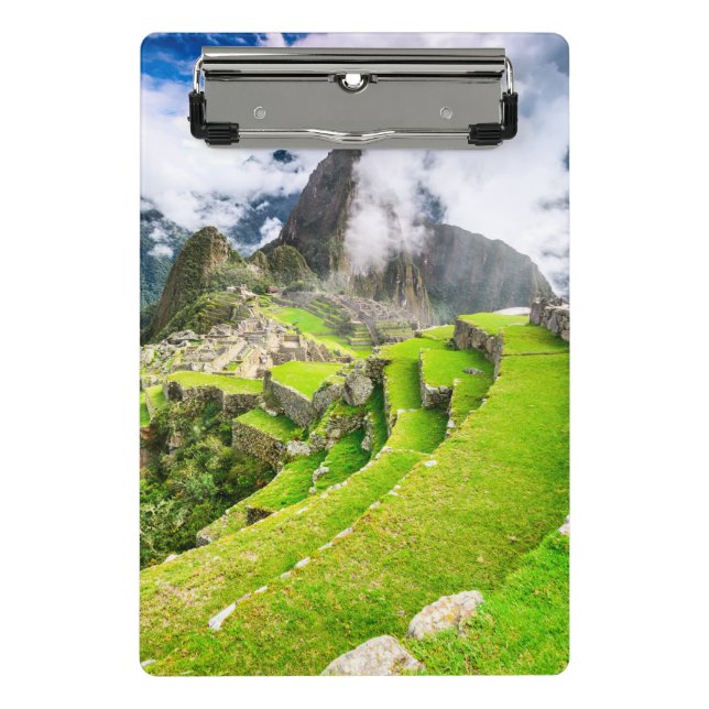 Spiral Notebook Machu Picchu, Cusco - Peru Mini Klemmbrett (Vorderseite)