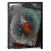 Spiral Notebook Music Cello