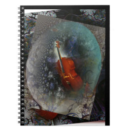 Spiral Notebook Music Cello Notizblock