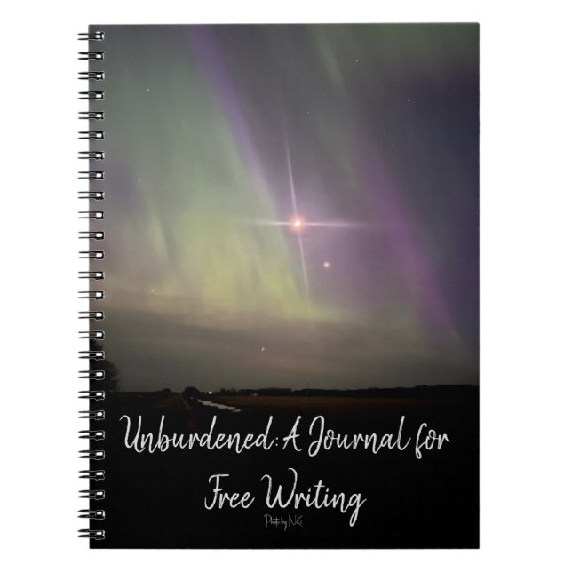 Spiral Notebook Northern Lights Notizblock (Vorderseite)