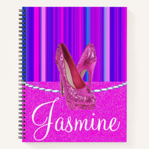 Spiral Notebook Pink-Heels Notizbuch