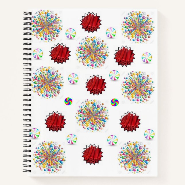 Spiral Notebook Red Licorice Notizbuch (Vorderseite)