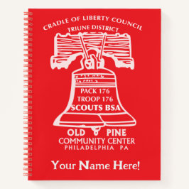 Spiral Notebook - Red (Personalized) Notizbuch