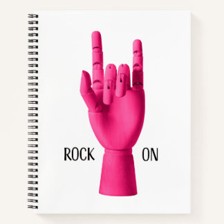 Spiral Notebook - Rock On! Notizbuch