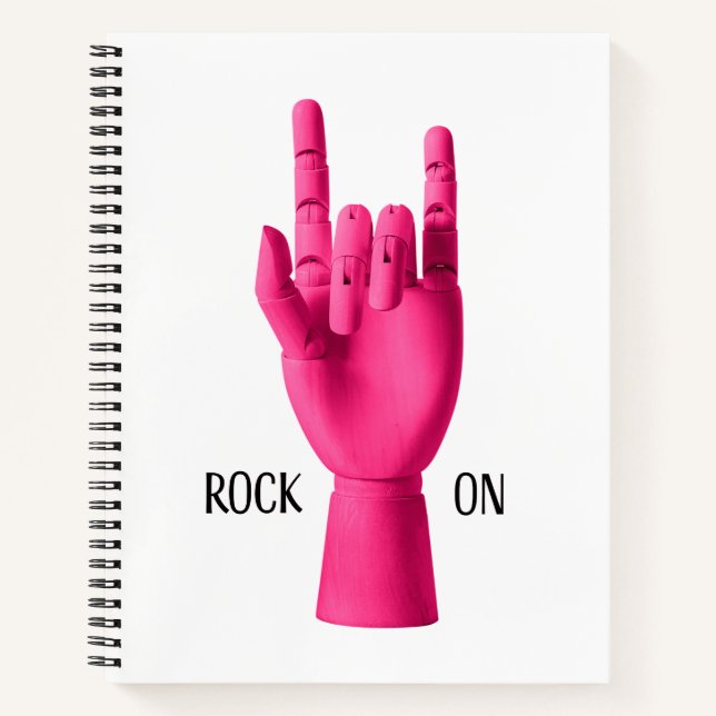 Spiral Notebook - Rock On! Notizbuch (Vorderseite)