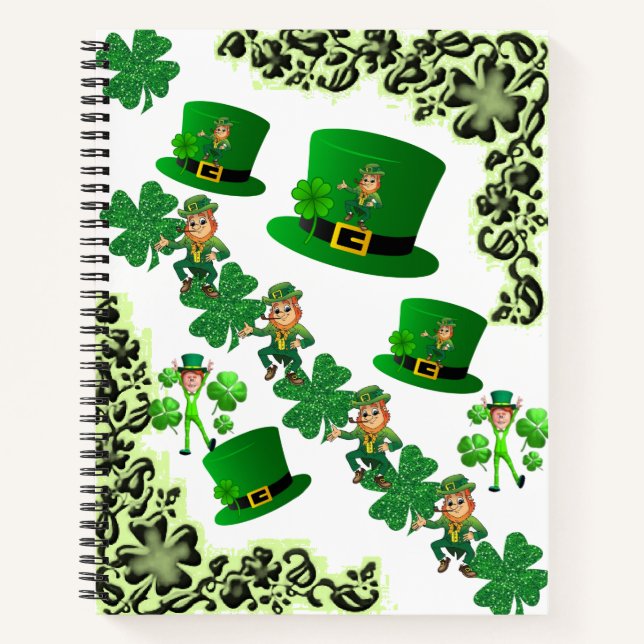 Spiral Notebook St. Patrick's Day Notizbuch (Vorderseite)