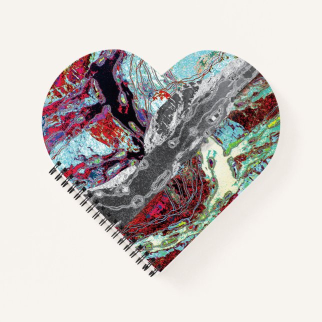 Spiral Notebook – Strata Pulse Notizbuch (Vorderseite)