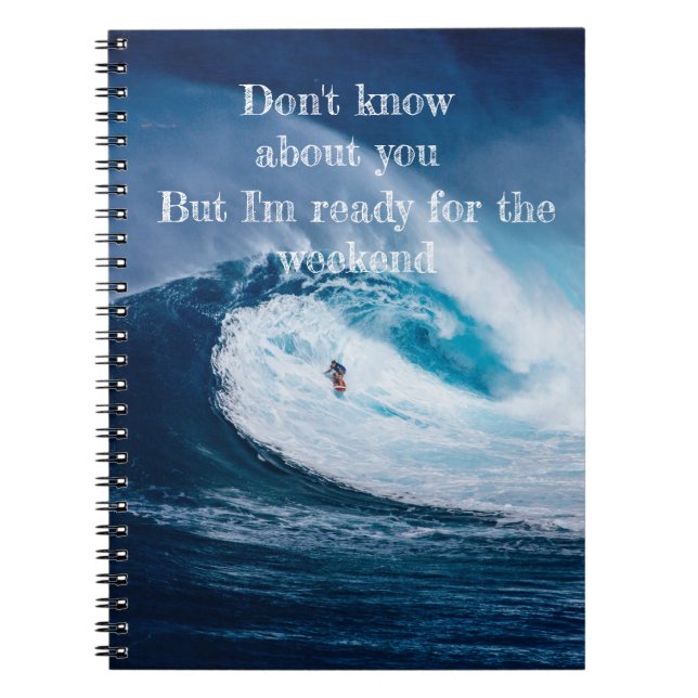 Spiral Notebook-Surfer Notizblock (Vorderseite)