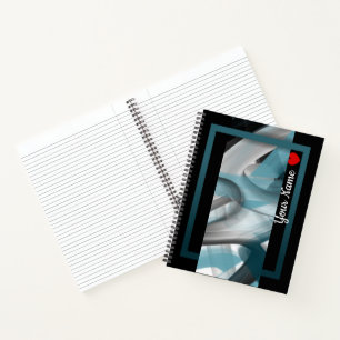 Spiral Notebook Trend Abstrakt Blue Ocean Notizbuch