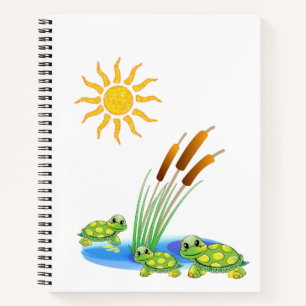 Spiral Notebook Turtle Notizbuch