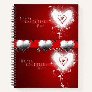 Spiral Notebook Valentine's Day Notizbuch