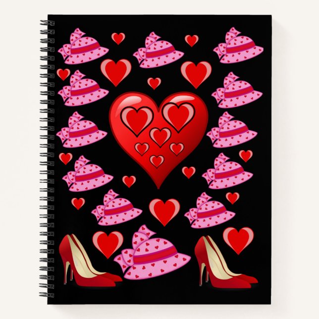 Spiral Notebook Valentine's Day Notizbuch (Vorderseite)