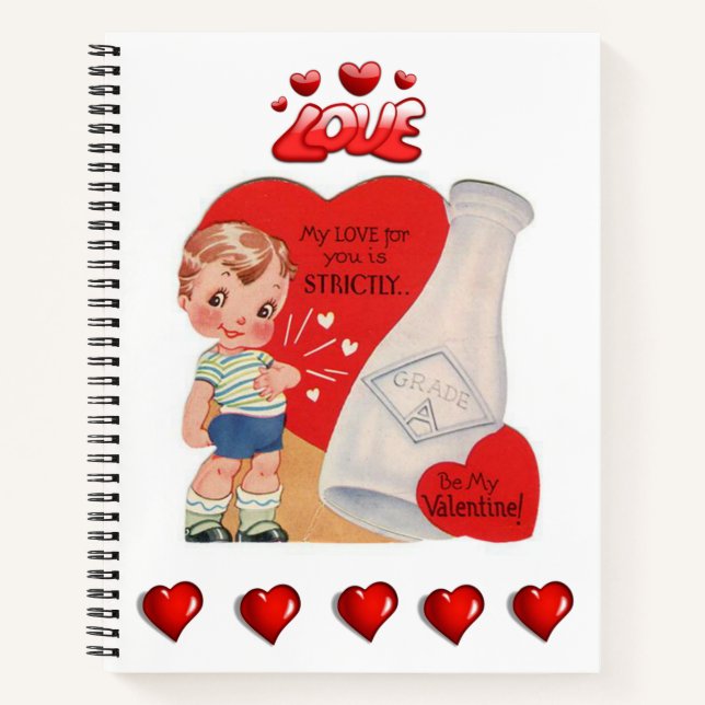Spiral Notebook Valentine's Day Notizbuch (Vorderseite)