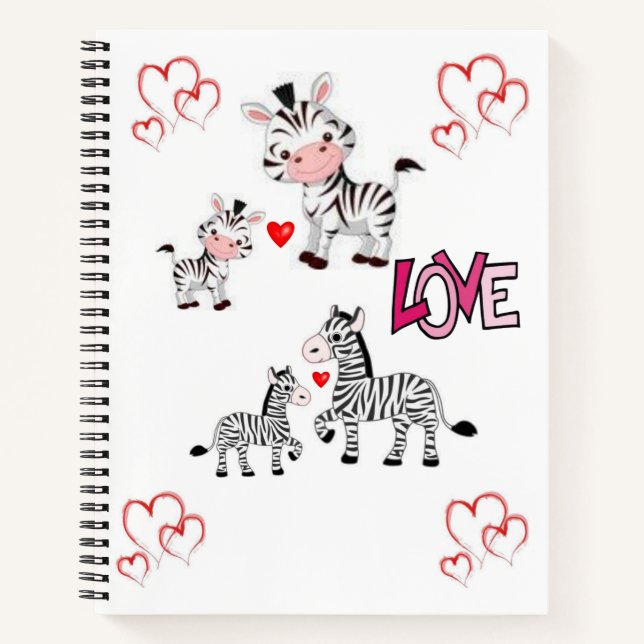 Spiral Notebook Valentine's Day Notizbuch (Vorderseite)