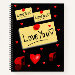 Spiral Notebook Valentine's Day Notizbuch
