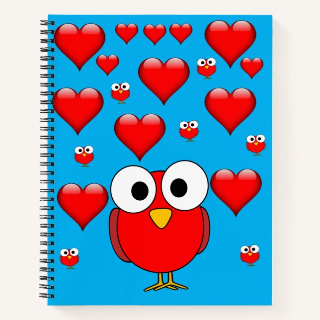 Spiral Notebook Valentine's Day Notizbuch (Vorderseite)