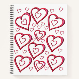 Spiral Notebook Valentine's Day Notizbuch