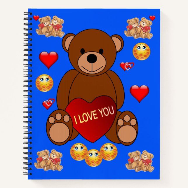 Spiral Notebook Valentine's Day Notizbuch (Vorderseite)