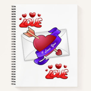 Spiral Notebook Valentine's Day Notizbuch