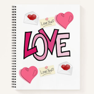 Spiral Notebook Valentine's Day Notizbuch