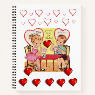 Spiral Notebook Valentine's Day Notizbuch