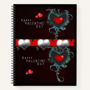 Spiral Notebook Valentine's Day Notizbuch