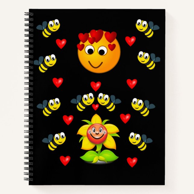 Spiral Notebook Valentine's Day Notizbuch (Vorderseite)