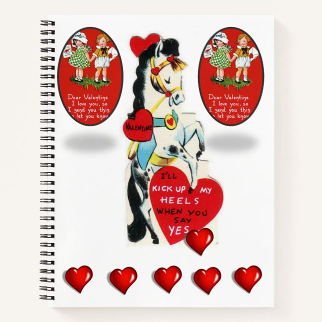 Spiral Notebook Valentine's Day Notizbuch (Vorderseite)