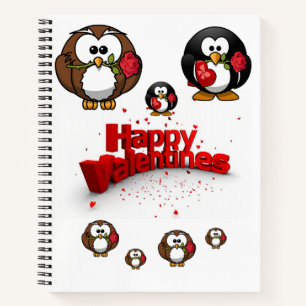Spiral Notebook Valentine's Day Notizbuch