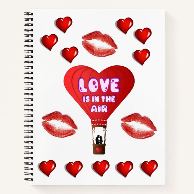 Spiral Notebook Valentine's Day Notizbuch (Vorderseite)