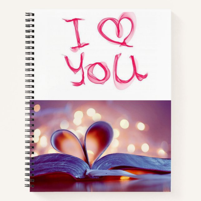 Spiral Notebook Valentine's Day Notizbuch (Vorderseite)