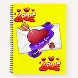 Spiral Notebook Valentine's Day Notizbuch