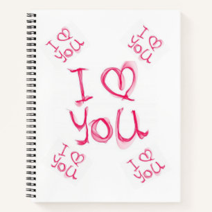 Spiral Notebook Valentine's Day Notizbuch