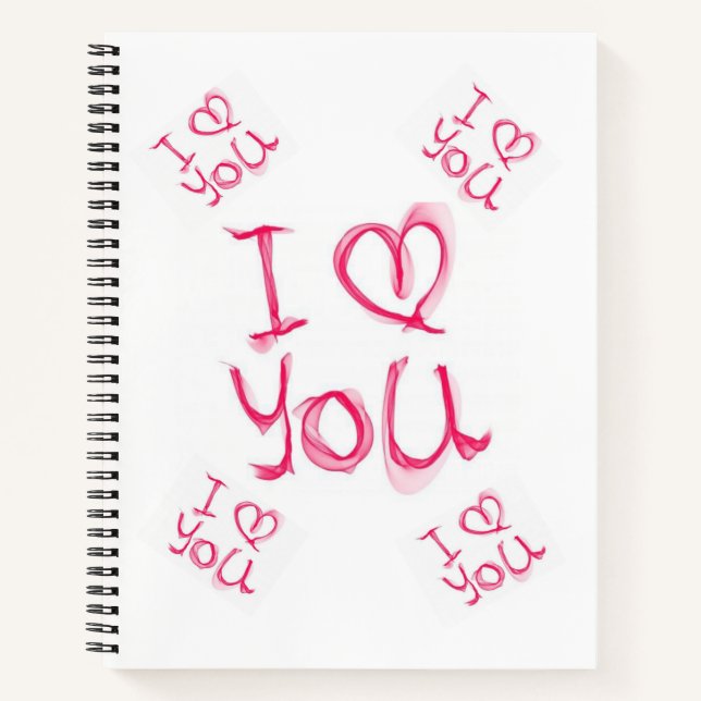 Spiral Notebook Valentine's Day Notizbuch (Vorderseite)